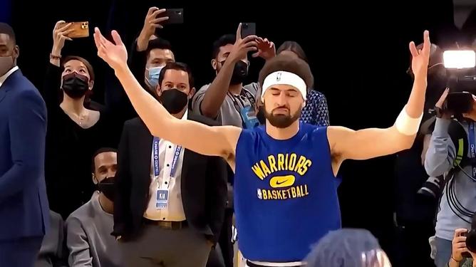 包含勇士B队险胜希腊男篮，克莱绝境逆转的词条